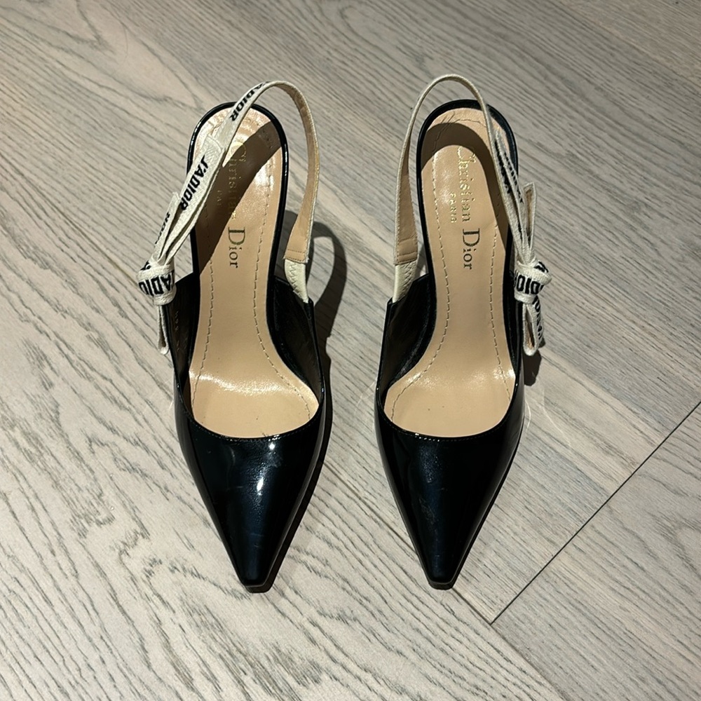 Black patent Dior pumps size 36.5